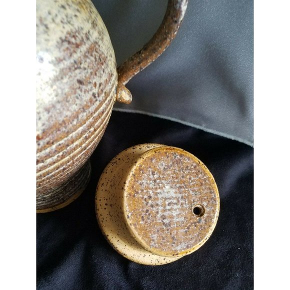 Vintage 1970's Carla Dunaway early Studio Pottery Tea Pot 10" high signed - Picture 7 of 10